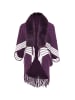 NALLY Damen Poncho in Flieder