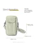 Toscanto Toscanto Umhängetasche, Handtasche Leder beige ca. 12cm