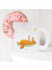 Mr. & Mrs. Panda Teetasse Fuchs Sterne ohne Spruch in Transparent