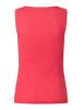 More & More schmales Tank-Top, gerippt in koralle