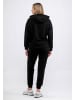 Tom Barron Trainingsanzug Tracksuit With Half Zip Cangoroo Pocket Badge On Chest in black