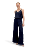 Vera Mont Satin-Bluse mit V-Ausschnitt in Night Sky