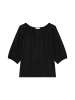 Marc O'Polo Jerseybluse loose in Schwarz