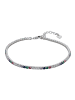 Adeliás Damen Armband aus 925 Silber mit Zirkonia 17 cm in silber
