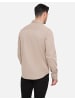 Threadbare Langarmhemd 2 Pocket Guthrie in Beige