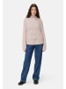 Camel Active Pullover mit strukturiertem Strickmuster in Lilarosa