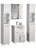 ebuy24 Badmöbelset LisaloL Weiß 115 x 45 cm