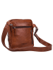 Leonhard Heyden Cambridge Umhängetasche Leder 18 cm cognac