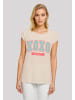 F4NT4STIC Extended Shoulder T-Shirt XOXO University Valentinstag in Whitesand