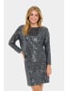 SAINT TROPEZ Bluse langarm ReyanaSZ Gerade Passform in Grey Iron