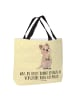 Mr. & Mrs. Panda Tasche Quokka Happy mit Spruch in Gelb Pastell