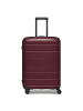 Redolz Essentials 11 4 Rollen Trolley 66 cm mit Dehnfalte in burgundy