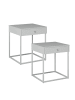 ebuy24 Nachttisch Pops 2er Set Weiß 41 x 43 cm