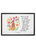 Mr. & Mrs. Panda Schmutzfangmatte Rotkehlchen Gitarre mit Spruch in Bunt