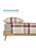 Schiesser Jersey-Elasthan-Spannbettlaken Elli in Helltaupe