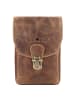 Greenburry Vintage Gürteltasche Leder 11 cm brown