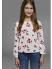 Kidsworld Carmenshirt in weiß geblümt