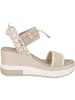 Nero Giardini Plateau-Sandaletten in latte beige