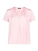 Betty Barclay Satin-Bluse kurzarm in Pink Dolphin