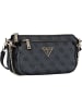 Guess Umhängetasche Noelle II Double Pouch CB Logo in Coal Logo