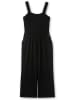 sheego Jumpsuit in schwarz