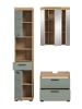 xonox.home Badkombination in Artisan Eiche/Salbei - (B) 112 x (H) 191 x (T) 37