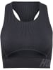 Hummel T-Shirt Hmlte Christel Damen in BLACK/ASPHALT MELANGE