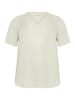 KAFFE curve Kurzarm-Bluse KCami in Moonstruck