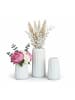 relaxdays 3-tlg. Vasen Set in Weiß