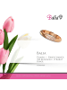 BALIA 333 Rosegold - 8 Karat Damen Ringe 3 reihig Zirkonia Fingerring 60 (19,1)
