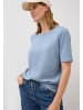 Cecil Kurzarmsweatshirt in Blau
