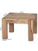 KADIMA DESIGN Couchtisch Massiv-Holz 60 cm breit Wohnzimmer-Tisch Design in Akazie