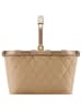Carrybag Shopper Tasche 48 cm frame rhombus ginger