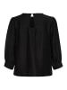 Kaffe Langarm-Bluse KAjerome Regular fit in Black Deep