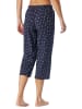 Schiesser Schlafanzug Hose Mix & Relax in Blau