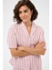 Kaffe Kurzarmhemd KAlara Loose fit in Ballerina White Henna Stripe
