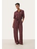 PART TWO Overall TillaPW Gerade Passform in Tawny Port Dot Print