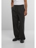Urban Classics Urban Classics Loose Seersucker Pants in black