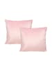JACK 2er Set Teddy Flausch Kissen 45x45cm in Rosa