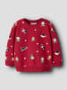 name it Weihnachts-Sweatshirt NMNROHOM in jester red