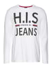 H.I.S. Langarmshirt in weiß