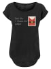 F4NT4STIC Long Cut T-Shirt Santa Letter Weihnachten in schwarz