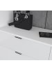 Inn.Furn Garderoben-Set weiß Hochglanz 273 cm viel Stauraum, Flurgarderobe mit Spiegeltür