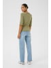 Kaffe T-Shirt kurzarm KAsamantha Tight fit in Deep Lichen Green CC