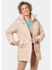 GOLDNER Steppjacke mit hübschem Flock-Druck in beige