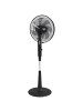 HOMCOM Standventilator-45L x 42B x 135H cm-Schwarz
