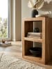 KADIMA DESIGN Standregal MUMBAI Massivholz 88 cm hoch 2 Böden Design in Akazie