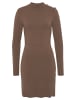 Laura Scott Strickkleid in cognac-meliert