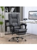 Vinsetto Massage-Bürostuhl-64L x 70B x 110-118H cm-Dunkelgrau