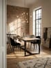 KADIMA DESIGN Esszimmertisch 120x60x76 cm Massivholz Metall Esstisch